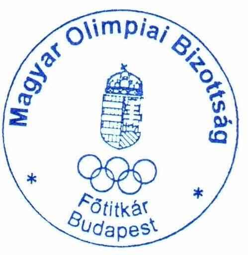 I. SZÁMÚ MELLÉKLET A MAGYAR OLIMPIAI BIZOTTSÁG HIVATALOS BÉLYEGZŐI (1)