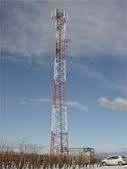 Expozíció rádiótelefon bázisállomás torony környezetében A nyaláb 50-500 m-re éri el a talajt.