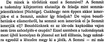 A nyelvi és logikai intuíció kudarca [9] [10] [11] [12] De ha a Semmi nem tárgyalható