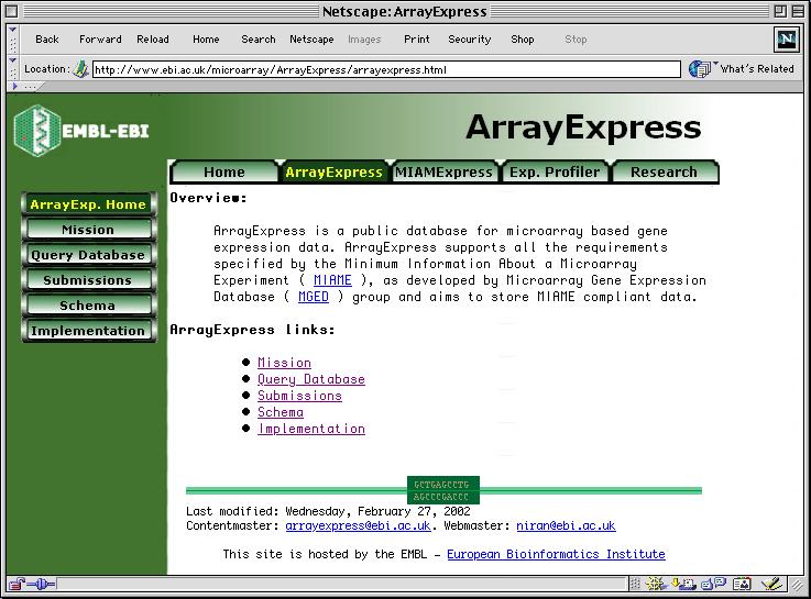Array Express at