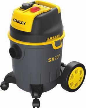 SXVC20PTE 28,0 l/s, 1200W Fújó funkció / Blower function Dugaszaljzat gépekhez, automatikus START/STOP rendszerrel / Power tool socket with automatic START/STOP Forgó kapcsoló / Rotary switch 2 hátsó