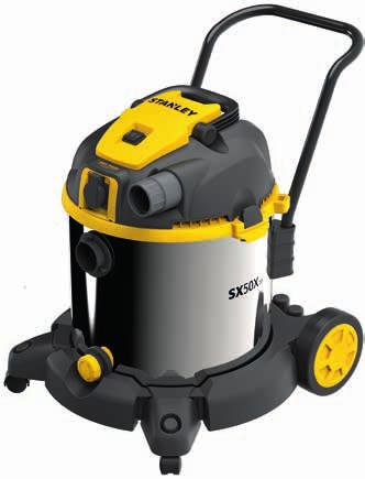SXVC50XTDE 41l/s, 1600W Fújó funkció / Blower function Dugaszaljzat gépekhez, automatikus START/STOP rendszerrel / Power tool socket with automatic START/STOP Könnyen használható fém kar /