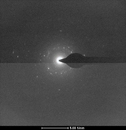 A zeolitokról orientált egykristály diffrakciós képek készültek, ami alatt akár egy percig is érheti a sugár a mintát, mire beállítható a
