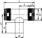 d EF T-IDOM 90, SZŰKÍTETT d2 - PE 100, SDR 11 ELEKTROFÚZIÓS IDOM d1 L L1 z z1 H 160 63 075753211037000 5,660 200 433 90 126,5 176 65 160 90 075753211039000 5,508 200 496 90 158,0 188 79 160 110