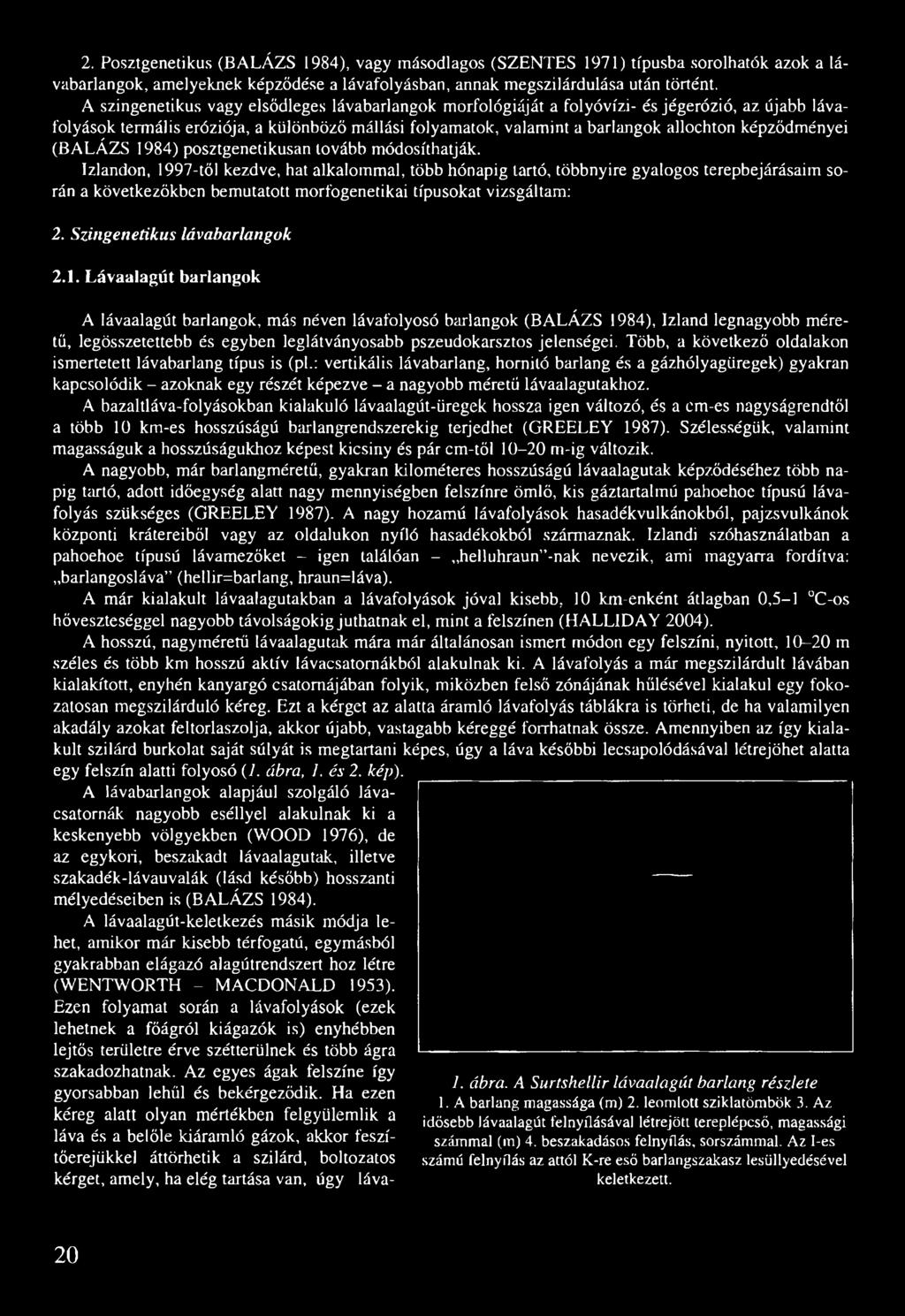képződményei (BALÁZS 1984) posztgenetikusan tovább módosíthatják.