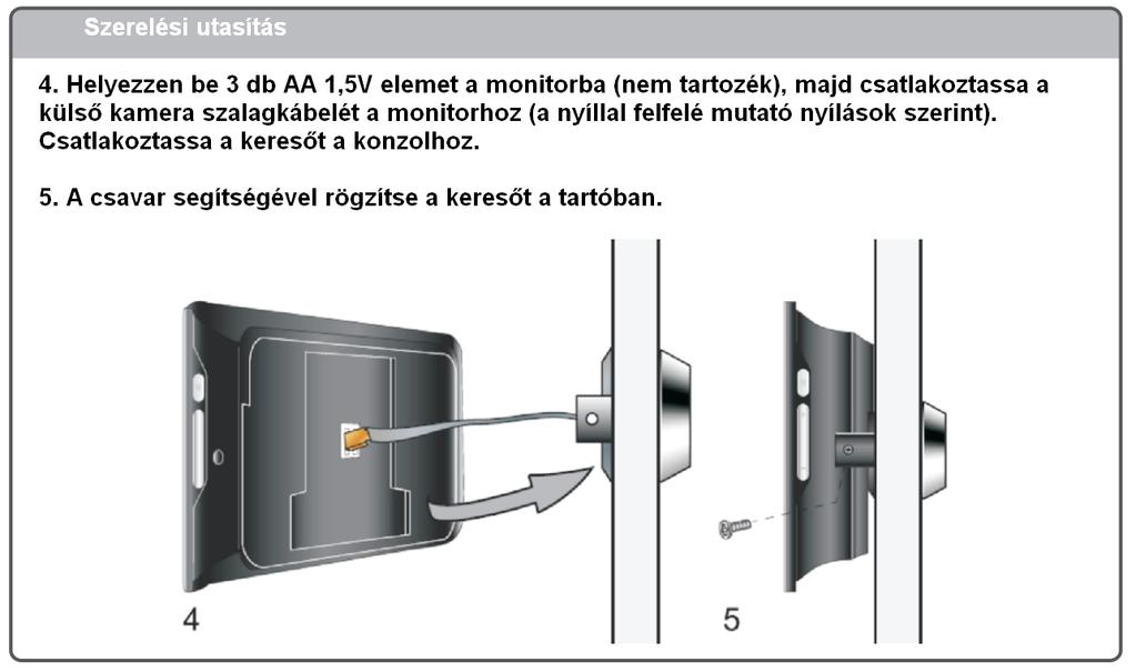 Beállítások: A beállítások menübe való belépéshez először nyomja meg az 1 kitekintő gombot. Jezyk (Nyelv): A menü nyelvének beállítása.