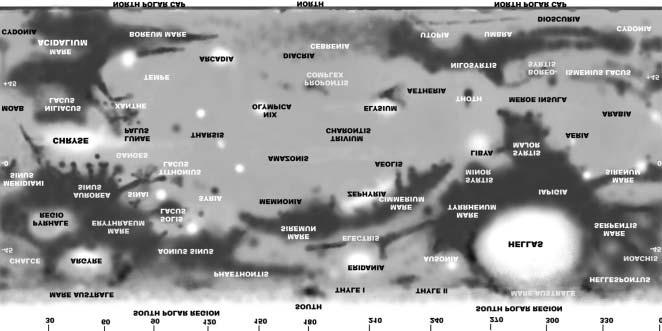 48 Meteor csillagászati évkönyv 2012 A bolygóészlelõk munkáját jól segíti az ALPO Mars-térképe. nak indulva mérete 2012.