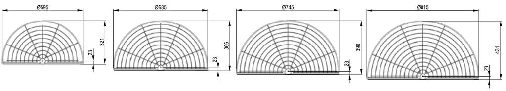 KIH008-0024004 4 350 x 510 x 1210/1410 KIH008-0024005 400 5 350 x