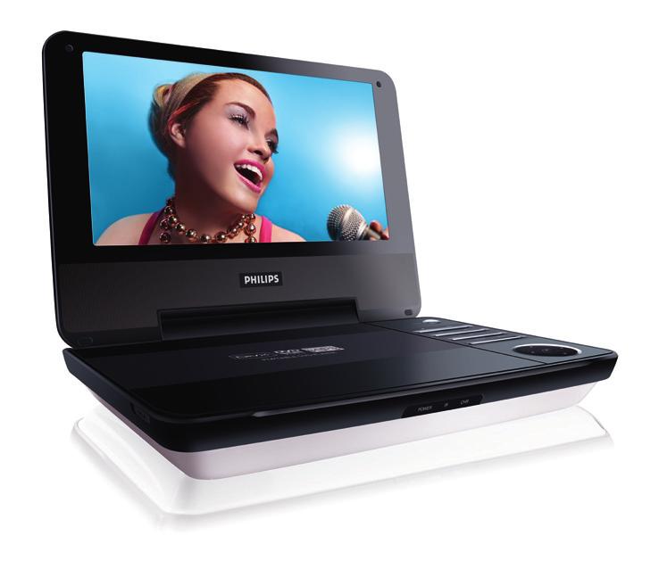 Portable DVD player PET740 Register your product and get support at www.philips.