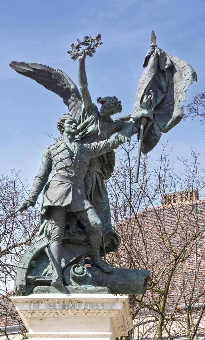 Honvéd-szobor Az Országos Honvédegylet hivatalosan 1889-ben bízta meg Zalát a honvédek tiszteletére állítandó emlékmű elkészítésével, a szobrász azonban már 1888-ban bemutatta a szobor első tervét,