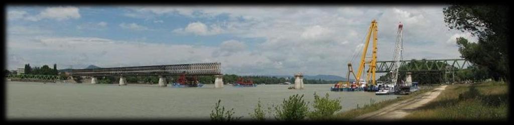 2007-9 Beavatkozások Budapesti Északi vasúti Duna-híd Pillérek állapotvizsgálatának eredménye: felületi hibák, hiányok, nagyobb fúgahiányok, felfagyások, pillérek lábazatánál a kőszórás hiányos, a
