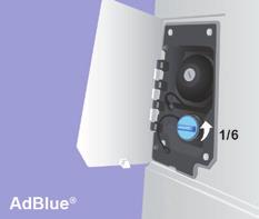 AdBlue adalék 140 AdBlue adalék feltöltés / utántöltés Betartandó óvintézkedések Kizárólag az ISO 22241 szabványnak megfelelő AdBlue adalékot használjon. Az AdBlue adalék egy karbamidtartalmú oldat.
