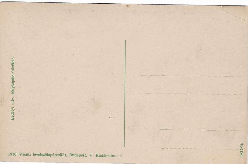 Évszám: 1916, Vasúti levelezőlapárusítás