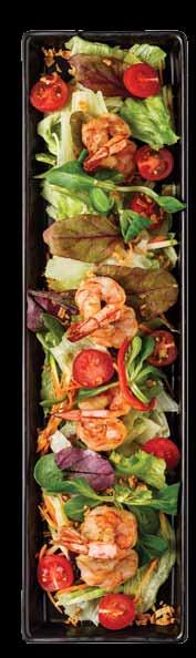 öntettel Mixed salad with optional topping and