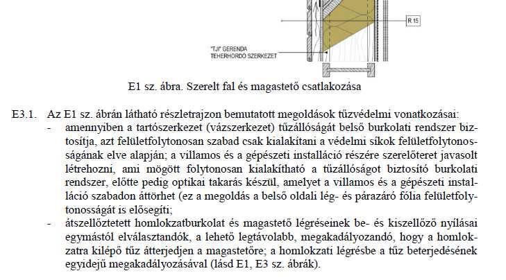 Építményszerkezetek tűzvédelmi