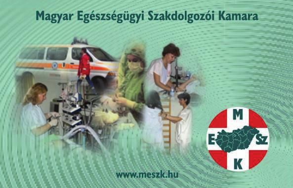 Kamarai Tagfelvétel A tagfelvételt minden leendő kamarai tag a kamara honlapjáról (www.meszk.hu) letölthető Tagfelvételi kérelem formanyomtatvánnyal kérhe.