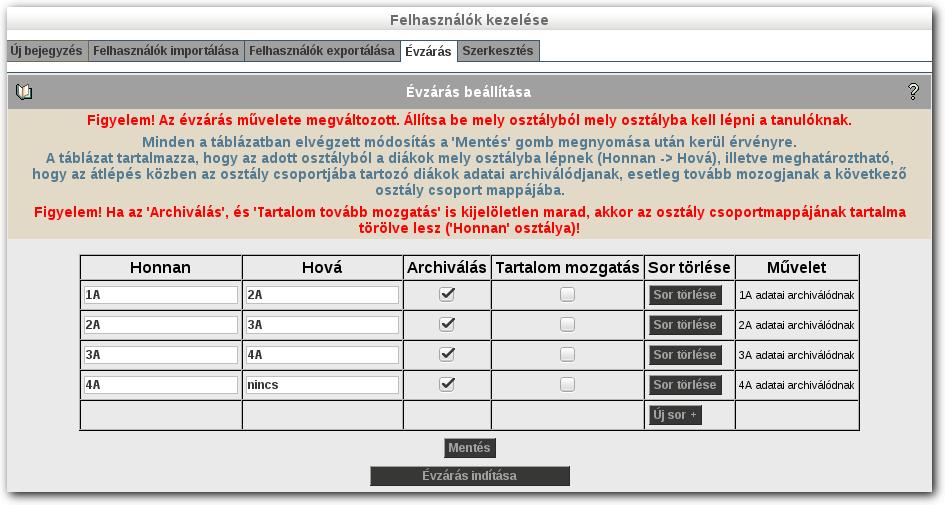 1 Évzárás indítása Az évzárás indítását minden esetben meg kell erősítenie. Figyelem! Az Évzárás indítása gomb megnyomása után mindenképpen olvassa el a megjelenő üzenetet!