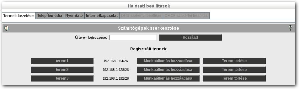 BELSŐ HÁLÓZAT 9. Belső hálózat Az intézményi kliensgépen futó operációs rendszertől függetlenül szükség van arra, hogy a kliensgépek fel legyenek véve az intézmény hálózatába.