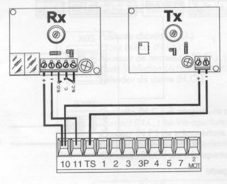 BK leírás FOTOCELLA ELLENİRZİ RENDSZER A fotocella ellenırzı rendszert a 13-as jelő DIP- SWITCH kapcsolóval lehet aktiválni.