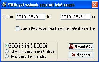 Kilépéshez nyomjuk meg a [Mégsem] kapcsolót. Javítási munkák Ezen a nyomtatványon láthatjuk a korábban, a gépjárművekhez felrögzített javítások részletes adatait.