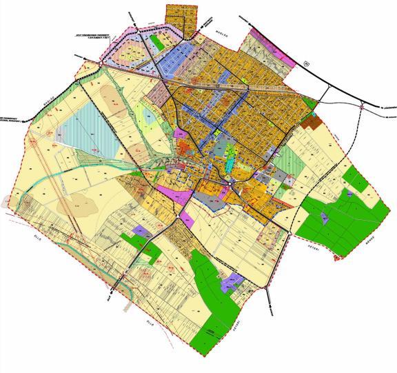 Gyömrő város közigazgatási területére vonatkozó hatályos Településrendezési tervét a PESTTERV Kft.