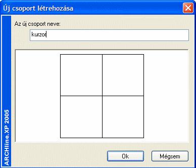 920 11.6. 2D-s csoport Definiálja a referencia pontokat. Ezen pontok bármelyike használható a csoport elhelyezésekor. A pontpárokat használja a program a csoport egyenesre történő illesztésekor.