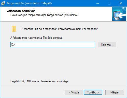1. számú melléklet: Program telepítése 1. Demó letöltése Töltse le weboldalunkról ( www.baloghykft.hu vagy www.forintsoft.hu ) a program demó változatát, majd indítsa el a telepítőt. 2.