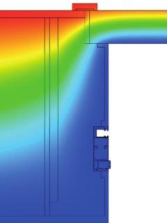 kép TRAV frame I_store-IS 210/280-20 0,01 W/mK ( 0,07 W/mK)* 0,79 ( 0,70)* CSATLAKOZÁS