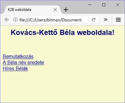 szedni a html fájlból