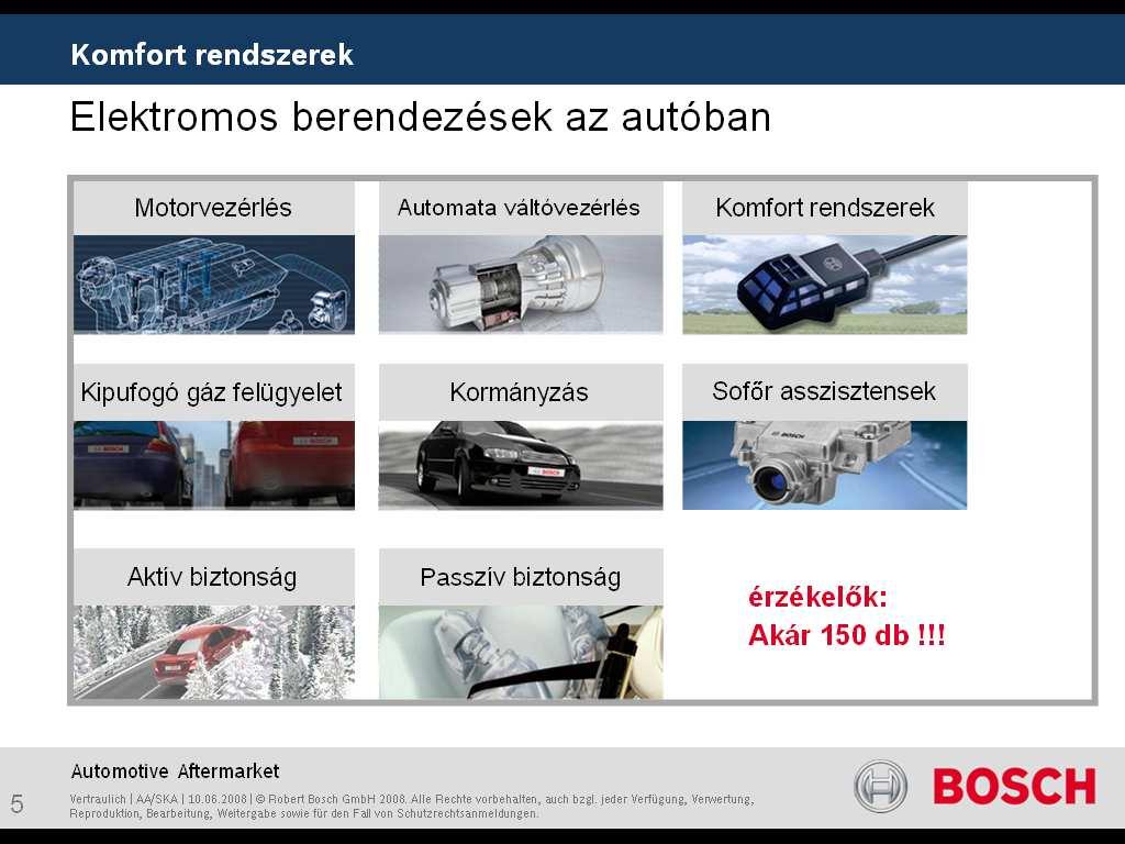 A következő rendszerek felépítése és működése: - Energia-menedzsment feszültségellátás (egy vagy két akkumulátoros hálózati feszültség ellátás) - Szerviz-intervallum visszaállítási lehetőségek