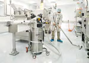 Ipari porszívók az élelmiszeripar, gyógyszeripar és az OEM részére IVT1000 Porszívó tisztaterek számára Kisméretű ipari porszívó, melyet kifejezetten a tiszta terek tisztítására