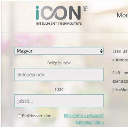 AUTOMATIKA RENDSZER Felhasználói leírás icon automatika rendszer webes felület alkalmazáshoz icon termosztátok