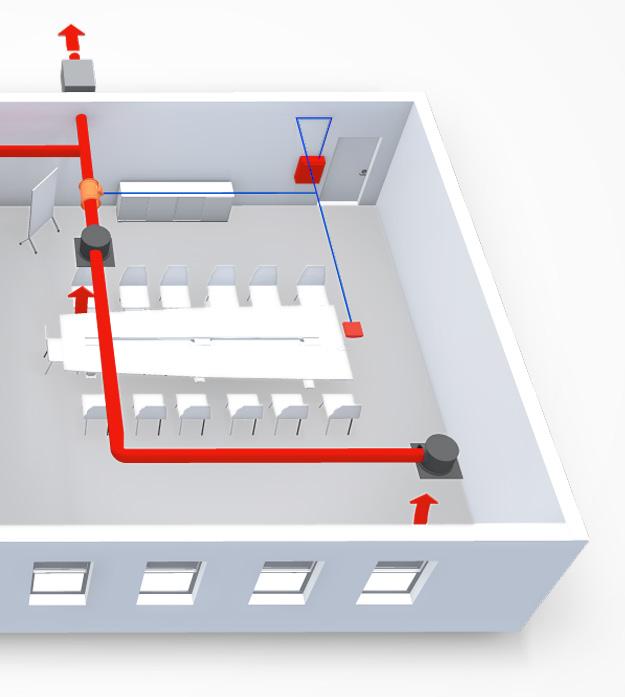 AERECO VMX 5 LEGFONTOSABB ELŐNYÖK 3 4 5 6 Innovatív rendszer, amely automatikusan, a helyiségek levegőminőségéhez és használatához mérten módosítja a szellőztető rendszer működésének intenzitását,