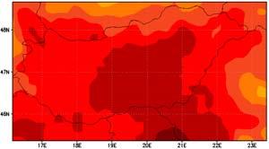 időszakának hossza A1B: 2021 2050 1961