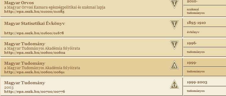 szöveg. Az eredeti forráshelyhez történő csatlakozás archivált kiadvány esetén a Forrás, távoli elérésű periodikum esetén a Forrás és a bélyegkép menüpontból indítható. 18.