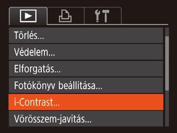 A képek nem méretezhetők a rögzített képpontok számánál nagyobbra. 2 Válasszon egy képet. egyikét, majd nyomja meg a [ ] gombot. A [Megjelenítendő kép kivál.] üzenet jelenik meg.