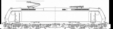 vonatot az Eurocode-ban megadott LM71 jelű tehernek megfelelően 8 darab 125 kn-os dinamikus pontszerű kerékteherrel vettük figyelembe.