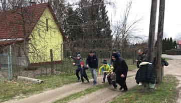A versenyzés után egy közös ebédet fogyasztottunk el, amit a verseny ötletgazdája és létrehozója Tárnoki András prezentált a fáradt csapatnak.