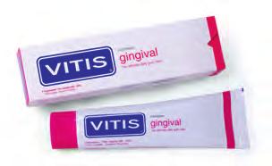 Szájhigiénia Vitis gingival fogkrém (Dentaid) Friss ízű, 0,05% Cetilpiridinium-kloridot, B5 vitamint és cink-laktátot tartalmazó fogkém.