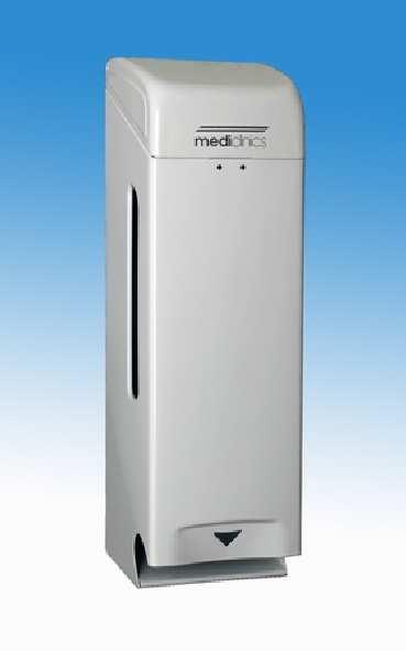 M780C Mediclinics WC papír tartó, 3 normál tekercshez, szinterezett acél, fehér