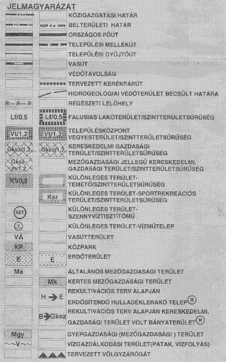 3 1. Hatályos településrendezési eszközök A hatályos településszerkezeti