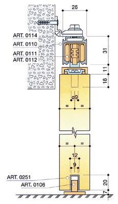 A (mm) B (mm) 500-700 1100 710-900 1500 900-1000 1700 20 40 70 Kiegészítők a 100-as