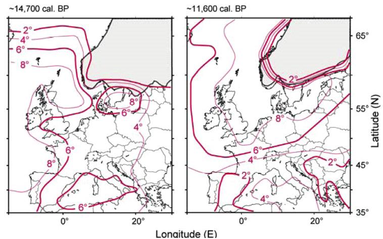 dc_116_15 észak-atlanti régiótól távolabb eső közép-kelet európai térségben milyen mértékben jelentkezik ez a hatás csillapítottan, mely klímaparaméter megváltozása a legjelentősebb, hogyan alakul az