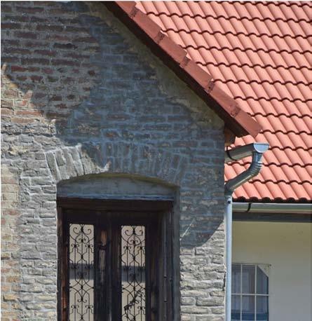 Homlokzatképzés, anyaghasználat, szín Az épületek
