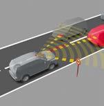 Jelzőtábla felismerő rendszer (RSA) Menet közben a rendszer felismeri a sebességkorlátozásokat és néhány más közúti jelzést; ezeket megjeleníti a