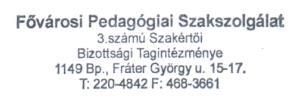 2.6 A feladatellátást szolgáló vagyon és a felette való rendelkezés és használat joga Tagintézmény székhely: 1149 Budapest, Fráter György utca 15-17.