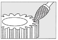 keresztfogazású szár Ø: 6 mm homlokvágattal fejátmérő fejátmérő fej fej 088102 4636-6 6 20 1 854