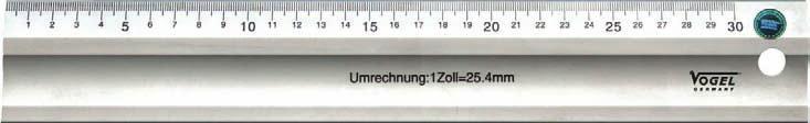 Alumínium vonalzó ferde éllel, az élen mm osztással eloxált alumíniumötvözetből, könnyű és korrózióálló Keresztmetszet mm/mm 012668 1796300030 300 35 x 1,5 1 401 Ft 1 103 Ft 012685* 1796300060 600 35