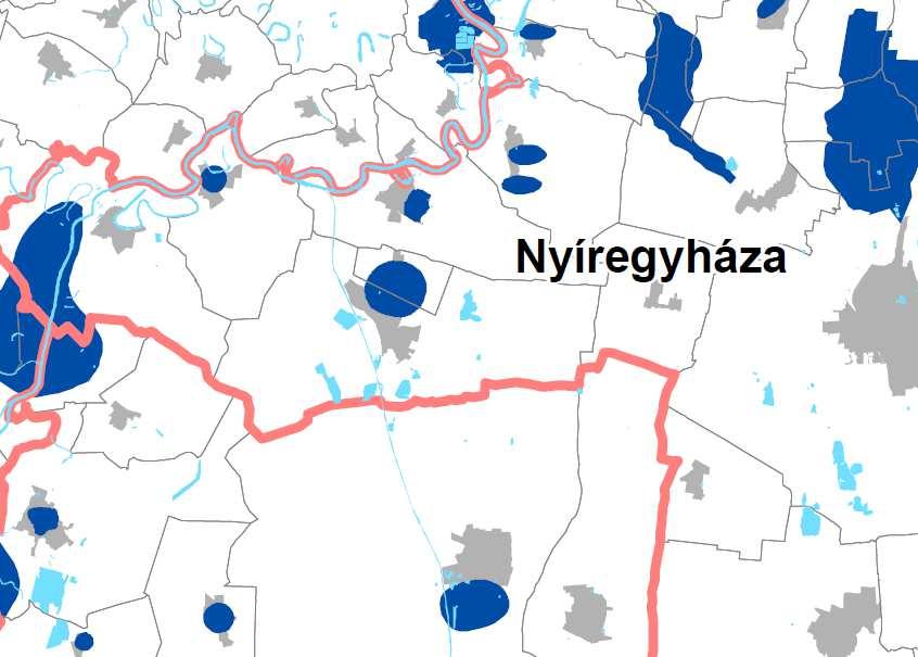 A közigzgtási területet kiemelten érzékeny felszín ltti A közigzgtási területet