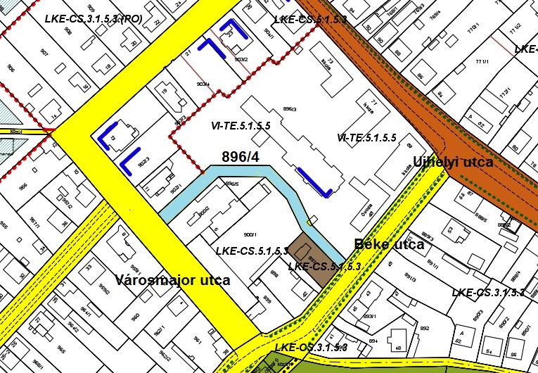 A Tallós-Prohászka utcáról nyíló 1802/6 és 1803/12 helyrajzi számú közterületek elnevezésére a környéken lakók tettek javaslatot.